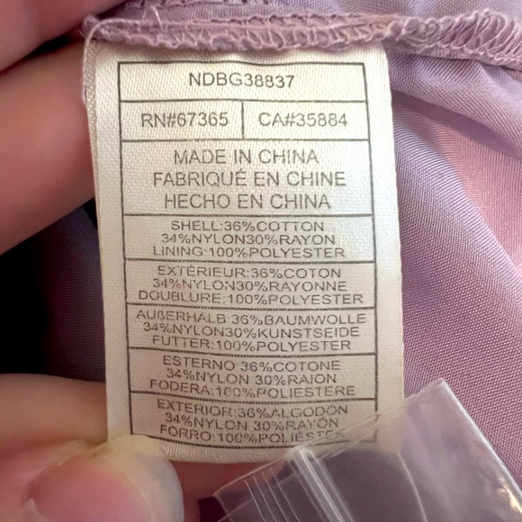 BB Dakota Cara Lilac High Neck Open Back Lace Slip Dress NEW - Size 4 - Picture 10 of 10